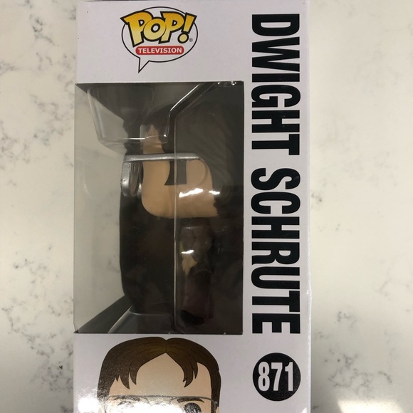 NWT Funko Pop Dwight Schrute Never Opened The Office - Picture 3 of 7